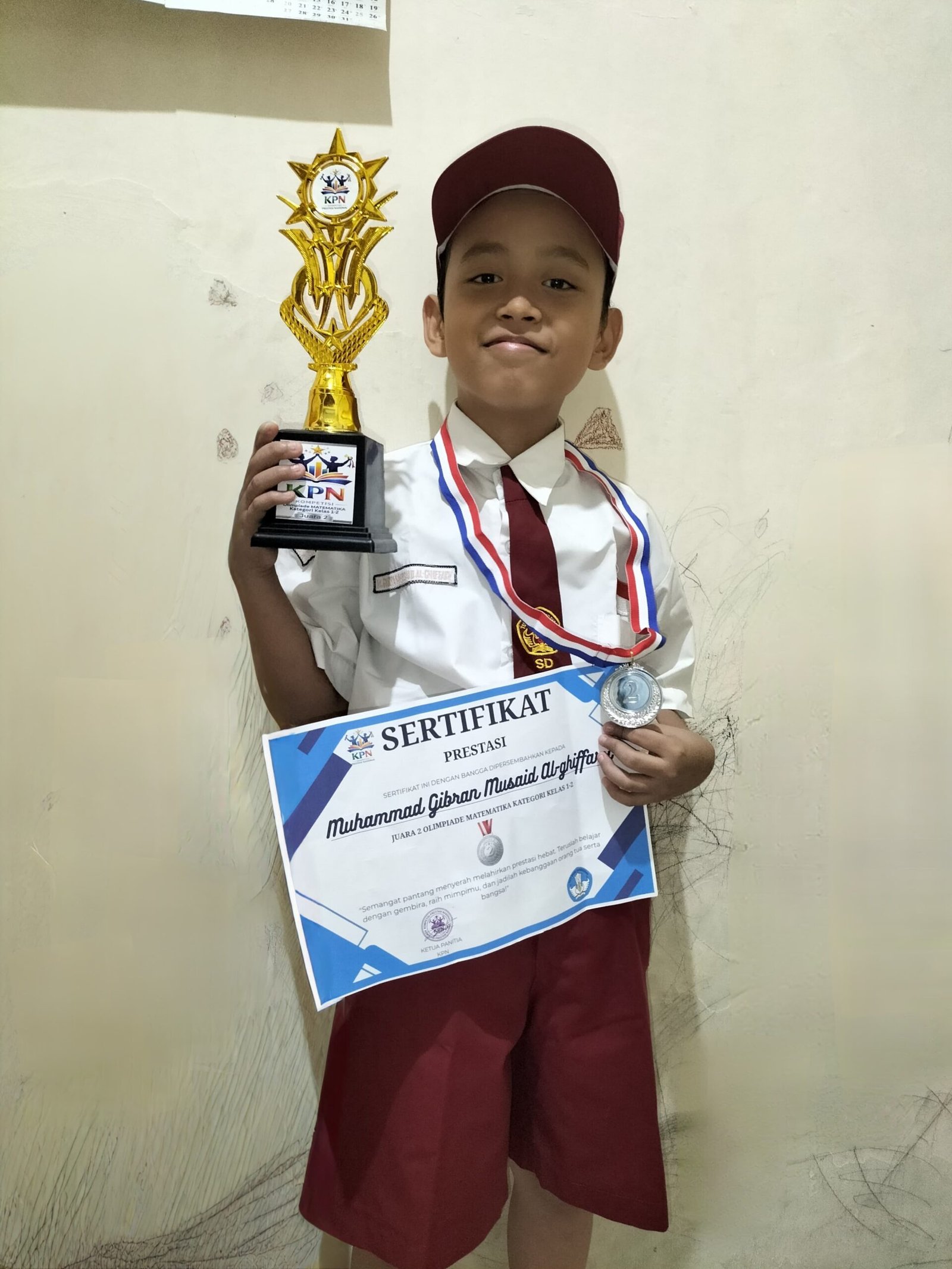 Foto Juara 2 Kategori B (Kelas 1-3) - Matematika
